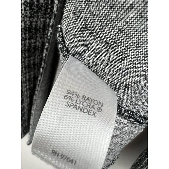 J. Jill Wearever Collection Women Cardigan Large Black White Hook & Eye Closure - Picture 6 of 8